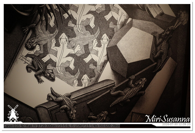 London D1 Exhibition Escher MS5D3073@MiriSusanna CC-BY-NC-ND London D1 Exhibition Escher MS5D3073